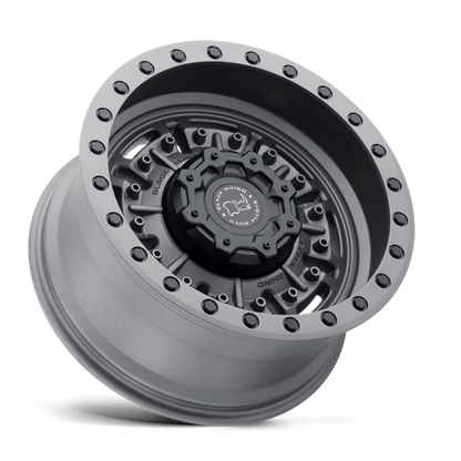 Black Rhino Hard Alloys | ABRAMS | 17.0x8.50 | 6X139.7 | 0 | TEXTURED MATTE GUNMETAL
