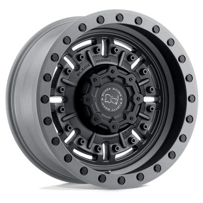 Black Rhino Hard Alloys | ABRAMS | 20.0x9.50 | 8X170 | -18 | TEXTURED MATTE GUNMETAL