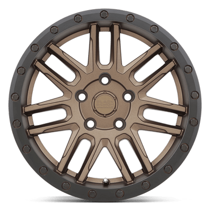 Black Rhino Hard Alloys | ARCHES | 17.0x8.00 | 5X108 | 30 | BRONZE W/ BLACK RING