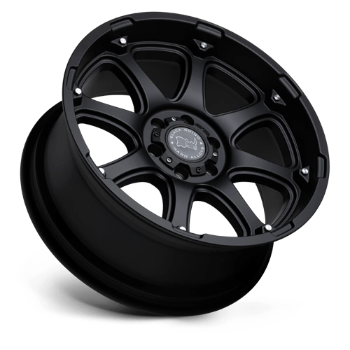 Black Rhino Hard Alloys | GLAMIS | 18.0x9.00 | 5X127 | -12 | MATTE BLACK