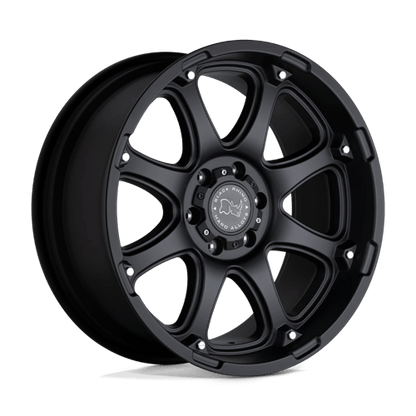 Black Rhino Hard Alloys | GLAMIS | 17.0x9.00 | 6X139.7 | -12 | MATTE BLACK