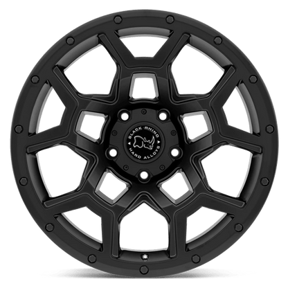 Black Rhino Hard Alloys | OVERLAND | 17.0x8.00 | 6X130 | 52 | MATTE BLACK