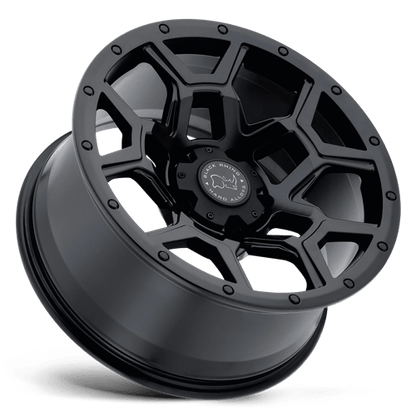Black Rhino Hard Alloys | OVERLAND | 17.0x8.00 | 6X130 | 52 | MATTE BLACK
