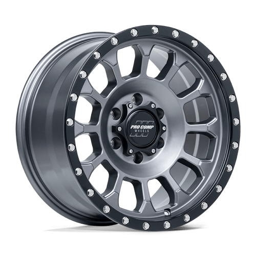 Pro Comp Alloys | PA34 ROCKWELL | 17.0x8.00 | 6X139.7 | 0 | MATTE GRAPHITE W/ BLACK LIP