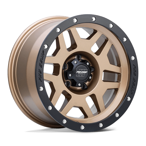 Pro Comp Alloys | PA41 PHASER | 17.0x9.00 | 5X127 | -6 | MATTE BRONZE W/ BLACK LIP