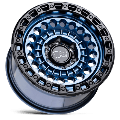 Black Rhino Hard Alloys | SENTINEL | 20.0x9.50 | 6X139.7 | 12 | COBALT BLUE W/ BLACK RING