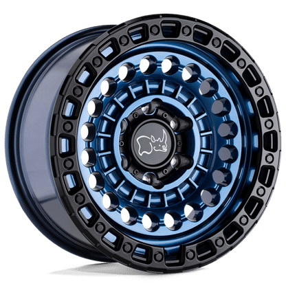 Black Rhino Hard Alloys | SENTINEL | 20.0x9.50 | 6X139.7 | 12 | COBALT BLUE W/ BLACK RING