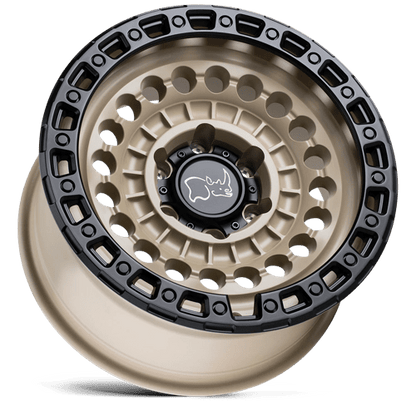 Black Rhino Hard Alloys | SENTINEL | 17.0x8.50 | 8X165.1 | 0 | DESERT SAND W/ BLACK RING