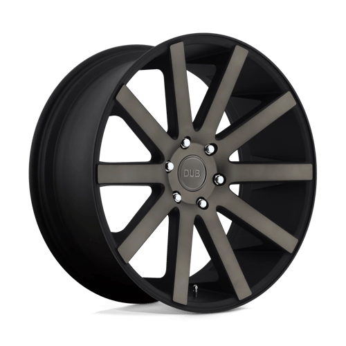 DUB 1PC | S121 SHOT CALLA | 22.0x10.50 | 5X127 | 35 | MATTE BLACK DOUBLE DARK TINT