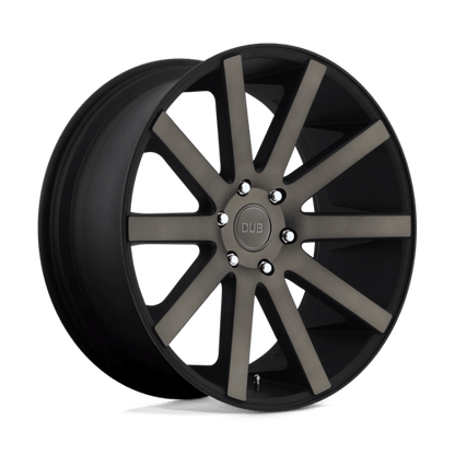 DUB 1PC | S121 SHOT CALLA | 22.0x10.50 | 5X127 | 35 | MATTE BLACK DOUBLE DARK TINT