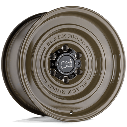 Black Rhino Hard Alloys | SOLID | 17.0x9.50 | 6X139.7 | -12 | GLOSS ALLIGATOR GREEN
