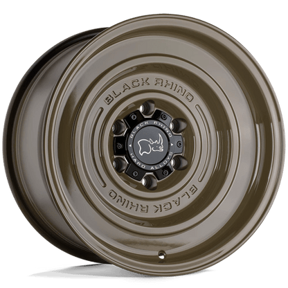 Black Rhino Hard Alloys | SOLID | 17.0x9.50 | 5X127 | -18 | GLOSS ALLIGATOR GREEN