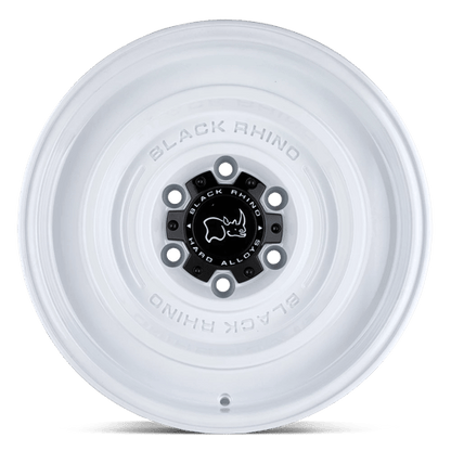 Black Rhino Hard Alloys | SOLID | 17.0x9.50 | 5X127 | -18 | GLOSS WHITE