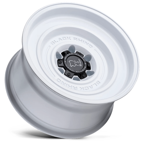 Black Rhino Hard Alloys | SOLID | 17.0x9.50 | 5X127 | -18 | GLOSS WHITE