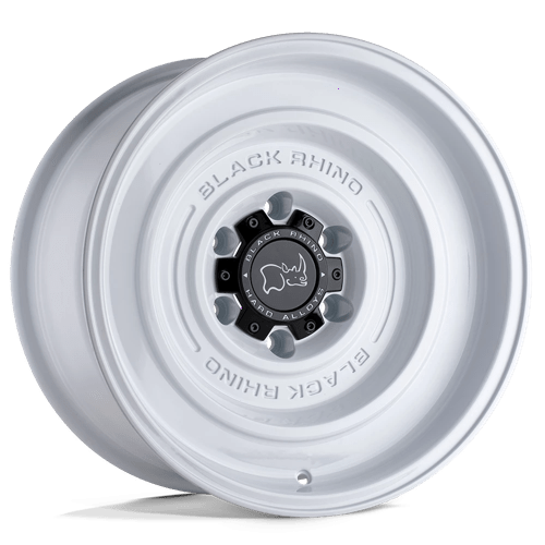 Black Rhino Hard Alloys | SOLID | 17.0x9.50 | 6X139.7 | -12 | GLOSS WHITE