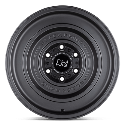 Black Rhino Hard Alloys | SOLID | 17.0x9.50 | 6X139.7 | -12 | MATTE GUN BLACK