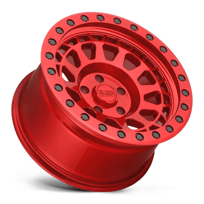 Black Rhino Hard Alloys | PRIMM | 17.0x9.00 | 5X114.3 | -18 | CANDY RED W/ BLACK BOLTS