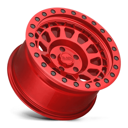Black Rhino Hard Alloys | PRIMM | 17.0x9.00 | 6X139.7 | -12 | CANDY RED W/ BLACK BOLTS