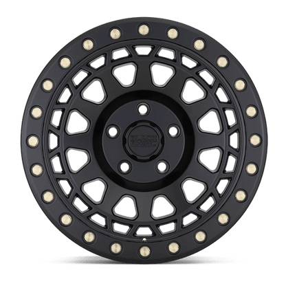Black Rhino Hard Alloys | PRIMM | 17.0x9.00 | 5X127 | 0 | MATTE BLACK W/ BRASS BOLTS