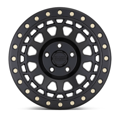 Black Rhino Hard Alloys | PRIMM | 17.0x9.00 | 6X139.7 | 0 | MATTE BLACK W/ BRASS BOLTS