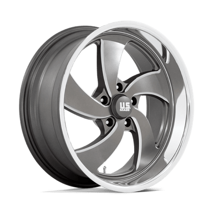 US Mag 1PC | U133 DESPERADO | 20.0x9.50 | 5X120.65 | 1 | ANTHRACITE MILLED DIAM-CUT LIP