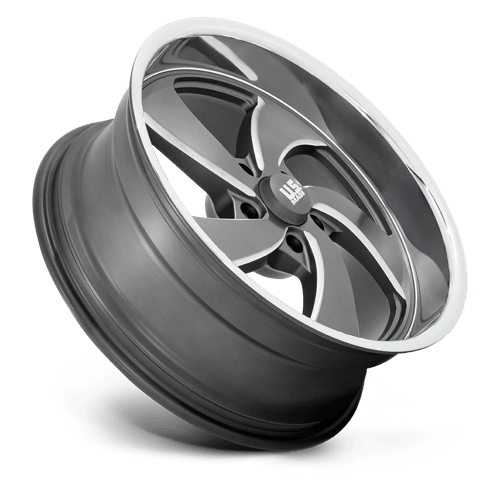 US Mag 1PC | U133 DESPERADO | 20.0x9.50 | 5X120.65 | 1 | ANTHRACITE MILLED DIAM-CUT LIP