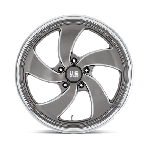 US Mag 1PC | U133 DESPERADO | 20.0x8.00 | 5X127 | 1 | ANTHRACITE MILLED DIAM-CUT LIP