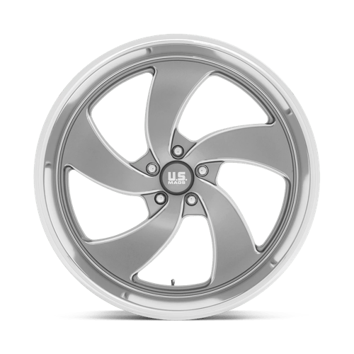 US Mag 1PC | U133 DESPERADO | 24.0x10.00 | 5X127 | 5 | ANTHRACITE MILLED DIAM-CUT LIP