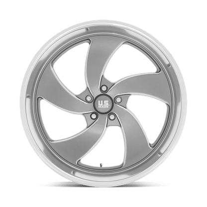 US Mag 1PC | U133 DESPERADO | 24.0x10.00 | 5X127 | 5 | ANTHRACITE MILLED DIAM-CUT LIP