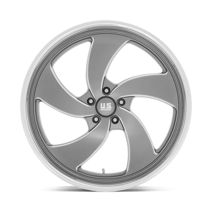 US Mag 1PC | U133 DESPERADO | 24.0x9.00 | 5X127 | 1 | ANTHRACITE MILLED DIAM-CUT LIP