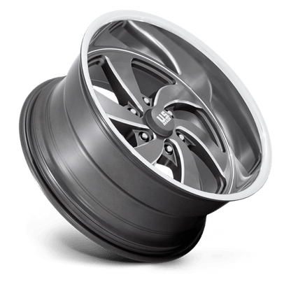 US Mag 1PC | U133 DESPERADO | 20.0x9.50 | 6X139.7 | 1 | ANTHRACITE MILLED DIAM-CUT LIP