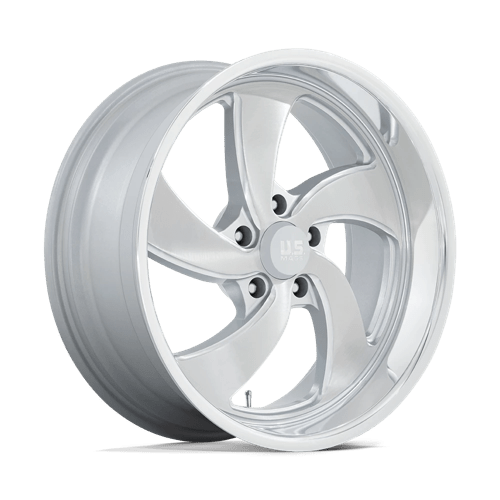 US Mag 1PC | U134 DESPERADO | 20.0x9.50 | 5X120.65 | 1 | SILVER BRUSH FACE MILL DC-LIP