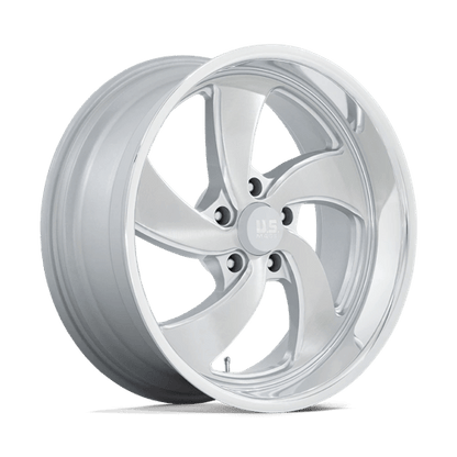 US Mag 1PC | U134 DESPERADO | 20.0x9.50 | 5X127 | 1 | SILVER BRUSH FACE MILL DC-LIP