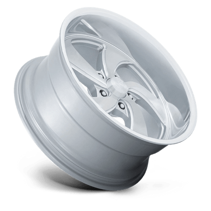 US Mag 1PC | U134 DESPERADO | 20.0x8.00 | 5X127 | 1 | SILVER BRUSH FACE MILL DC-LIP