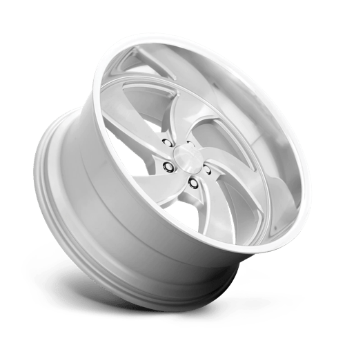 US Mag 1PC | U134 DESPERADO | 22.0x8.50 | 5X127 | 1 | SILVER BRUSH FACE MILL DC-LIP