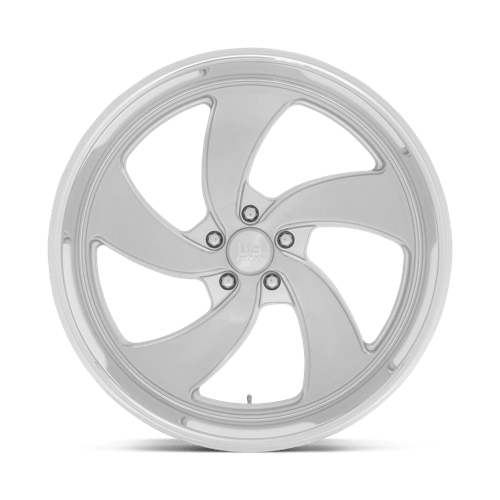 US Mag 1PC | U134 DESPERADO | 24.0x10.00 | 5X127 | 5 | SILVER BRUSH FACE MILL DC-LIP