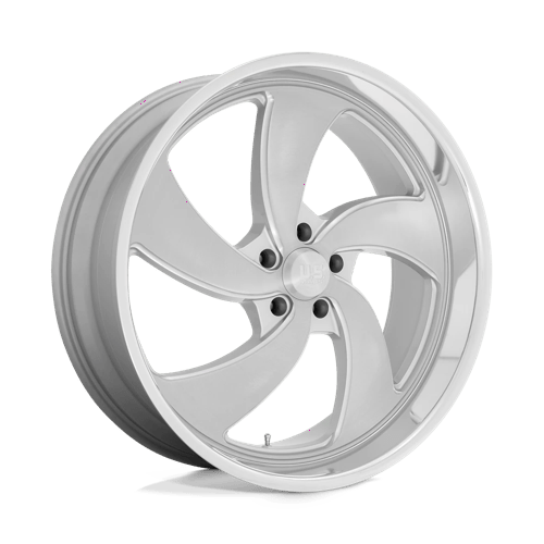 US Mag 1PC | U134 DESPERADO | 24.0x9.00 | 5X127 | 1 | SILVER BRUSH FACE MILL DC-LIP