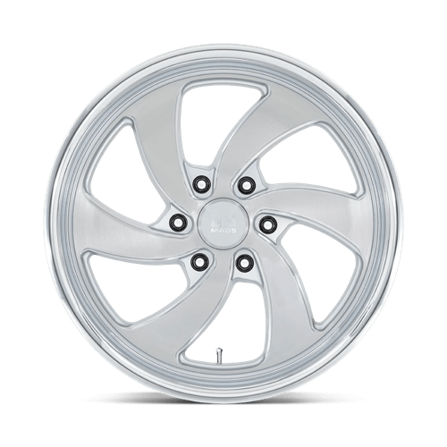 US Mag 1PC | U134 DESPERADO | 20.0x9.50 | 6X139.7 | 1 | SILVER BRUSH FACE MILL DC-LIP