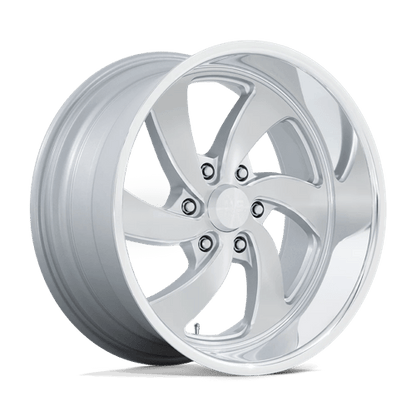 US Mag 1PC | U134 DESPERADO | 20.0x9.50 | 6X139.7 | 1 | SILVER BRUSH FACE MILL DC-LIP