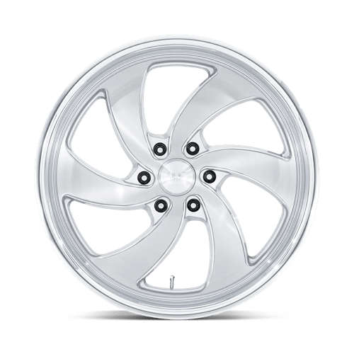 US Mag 1PC | U134 DESPERADO | 22.0x9.00 | 6X139.7 | 25 | SILVER BRUSH FACE MILL DC-LIP