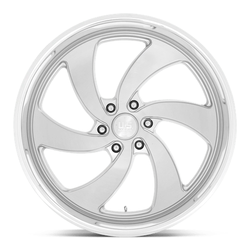 US Mag 1PC | U134 DESPERADO | 24.0x9.00 | 6X139.7 | 25 | SILVER BRUSH FACE MILL DC-LIP