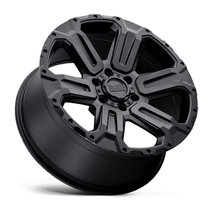 Black Rhino Hard Alloys | WANAKA | 17.0x8.50 | 6X139.7 | -18 | MATTE BLACK