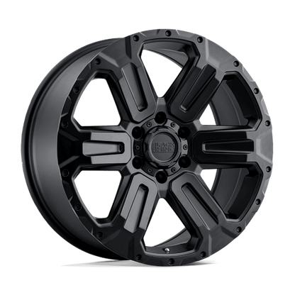 Black Rhino Hard Alloys | WANAKA | 18.0x9.00 | 6X139.7 | -18 | MATTE BLACK