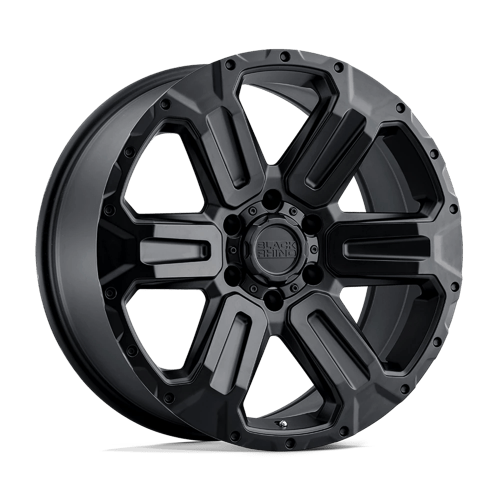 Black Rhino Hard Alloys | WANAKA | 18.0x9.00 | 6X120 | 12 | MATTE BLACK