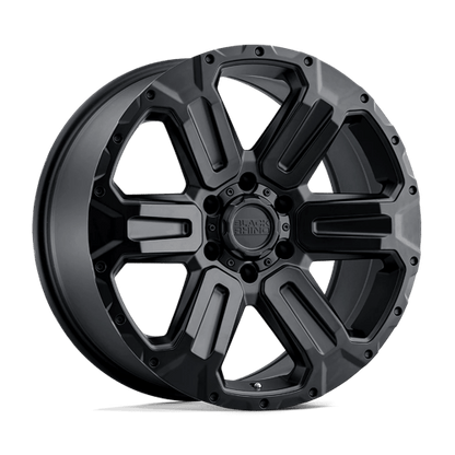 Black Rhino Hard Alloys | WANAKA | 17.0x8.50 | 5X127 | 35 | MATTE BLACK