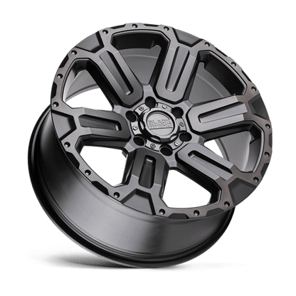 Black Rhino Hard Alloys | WANAKA | 20.0x9.00 | 6X139.7 | 12 | M-GUNMETAL W/ BRUSHED FACE