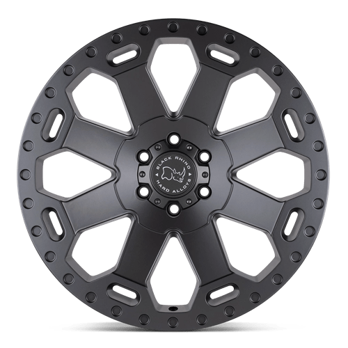 Black Rhino Hard Alloys | WARLORD | 20.0x9.00 | 6X135 | 12 | MATTE GUNMETAL