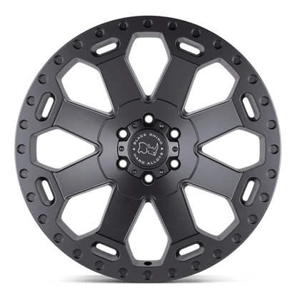 Black Rhino Hard Alloys | WARLORD | 17.0x8.00 | 5X120 | 35 | MATTE GUNMETAL