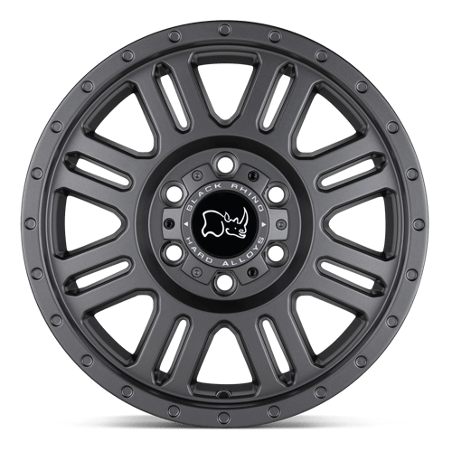 Black Rhino Hard Alloys | YELLOWSTONE | 16.0x8.00 | 5X130 | 45 | MATTE GUNMETAL