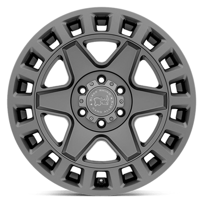 Black Rhino Hard Alloys | YORK | 17.0x8.00 | 6X130 | 38 | MATTE GUNMETAL